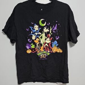 Black Disney Halloween T-Shirt L